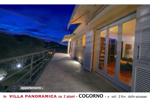 San Salvatore Casa | Appartamento B in villa con vista panoramica