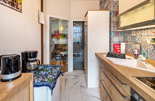 Daberstedt Apartamento | Apartamento 'Balkon Apartment Shanti Lu' con jardín compartido, balcón y Wi-Fi