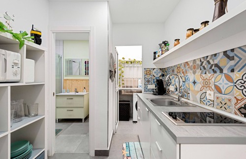 Pedregalejo Apartamento | Apartamento 'Casa Playa 3 Dormitorios' con vistas al mar, Wi-Fi y aire acondicionado