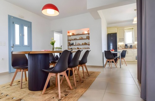 Vivlos Apartamento | Apartamento 'Daphne's Place' con vistas al mar, Wi-Fi y aire acondicionado