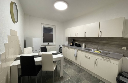 Finsterwalde Apartamento | Apartamento 'Das Grüne Haus' con terraza y jardín compartidos