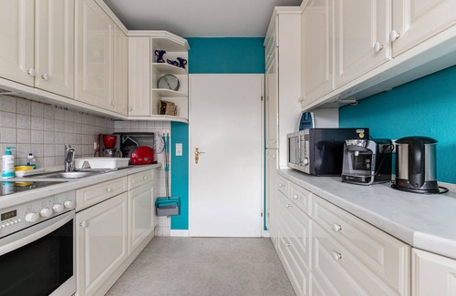 Lohe-Rickelshof Apartamento | Apartamento 'Ferienwohnung Davio' con terraza privada, jardín privado y Wi-Fi