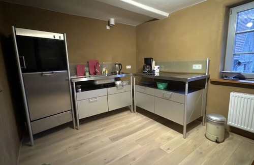 Schoneberg Apartamento | Apartamento 'Schöneberger Bauernhof - Kuhstall' con terraza compartida, jardín compartido y Wi-Fi
