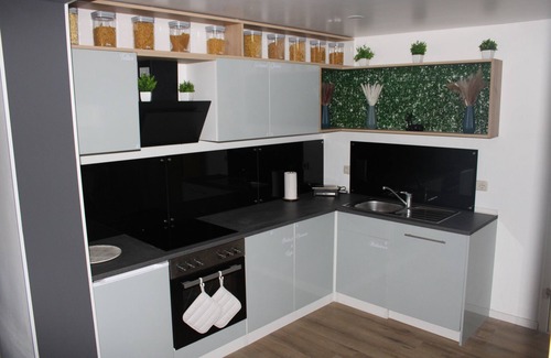 Rodgau Apartamento | Apartamento "Design Immo Rhein Main Rodgau" con jardín compartido y Wi-Fi