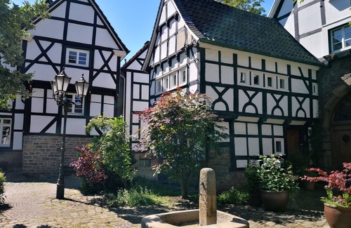 Alt-Wetter Apartamento | Apartamento-Diseñador-Baño privado con bañera-Vista al Jardín-Alte Tischlerei II