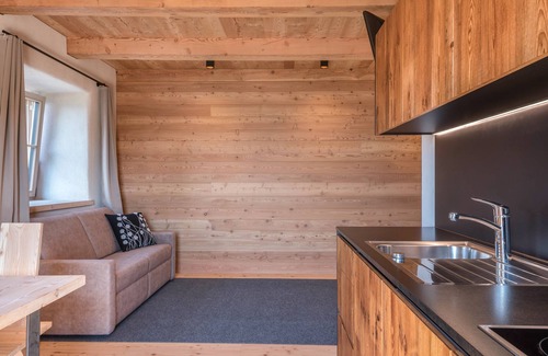 San Genesio Atesino Apartamento | Apartamento Egger an der Lahn - Dolomiten con vistas a la montaña, terraza y Wi-Fi