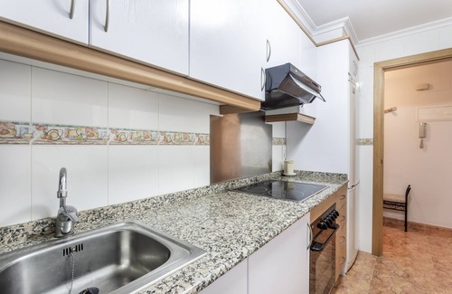 Playa de Almarda Apartamento | Apartamento "Balcón Del Mar" con piscina compartida y terraza privada