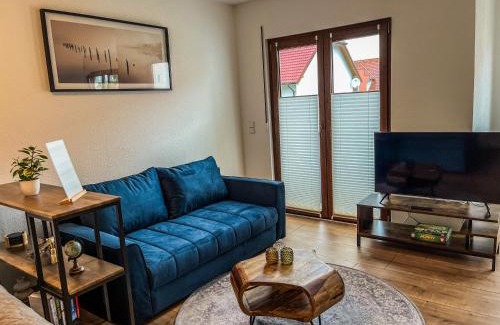 Bernau bei Berlin Apartamento | Apartment für 2 mit Balkon