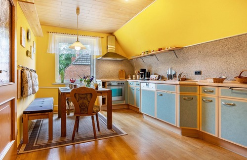 Ahrenshagen-Daskow Apartamento | Apartamento 'Ferienwohnung Auf Dem Land' con jardín compartido y Wi-Fi
