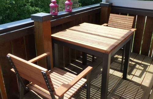 Ostrach Apartamento | Apartamento 'Federgeistchen, 45qm' con balcón y Wi-Fi