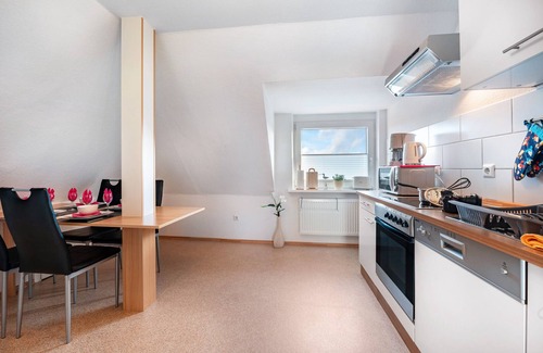 Innenhafen Apartamento | Apartamento 'Ferienwohnung Schacht' con terraza privada y Wi-Fi
