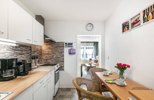 Marienwerder Apartamento | Apartamento 'Ferienwohnung Sylke' con terraza privada, jardín privado y Wi-Fi