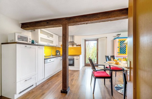 Buhlenberg Apartamento | Apartamento 'Ferienwohnung Karleidoskope' con terraza privada, jardín privado y Wi-Fi