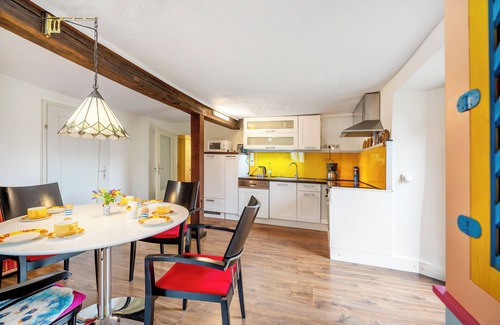 Buhlenberg Apartamento | Apartamento 'Ferienwohnung Karleidoskope' con terraza privada, jardín privado y Wi-Fi