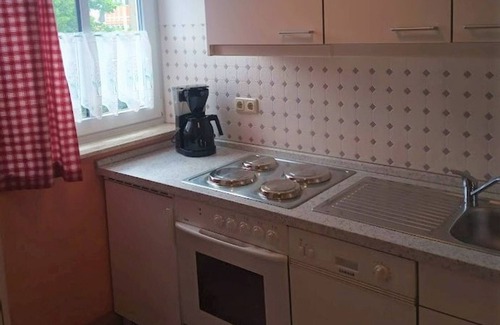 Fladungen Apartamento | Apartamento 'Ferienwohnung Lok Alfred, 38 m²' con jardín compartido