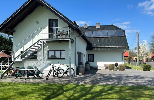 Schlepzig Apartamento | Apartamento 'Ferienwohnung Spreewald' con terraza privada, jardín compartido y Wi-Fi