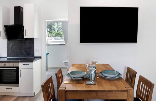 Winnemark Apartamento | Apartamento 'Ferienwohnung Schleibrise' con terraza compartida, balcón y Wi-Fi