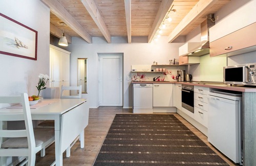 Humptrup Apartamento | Apartamento 'Ferienwohnung Hof Krakebüll' con terraza privada, jardín privado y Wi-Fi