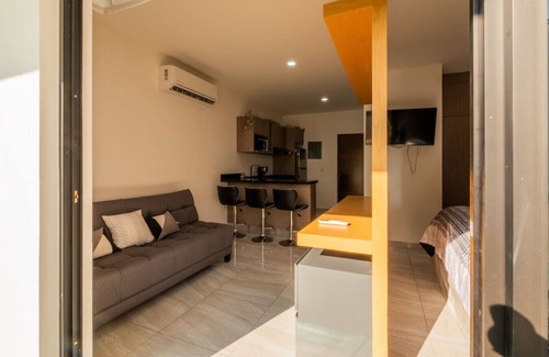 Villa Marina Apartamento | Loft para 4 con albercas cerca de la playa