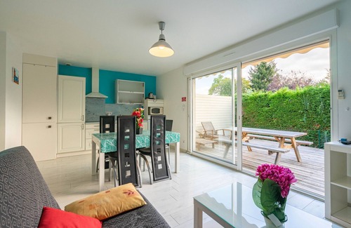 Saint-Simon-de-Bordes Apartamento | Apartamento 'Le Clos Du Champ De L'Amour - Ile De Ré' con piscina, Wi-Fi y aire acondicionado