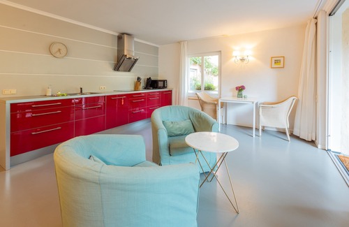 Senheim Apartamento | Apartamento-Gartenhaus-Patio-Baño para personas con movilidad reducida