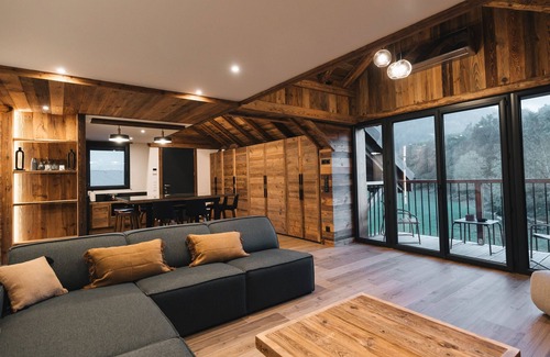 La Tour Apartamento | Apartamento 'Gîte Maria' con vistas a la montaña, jardín compartido y Wi-Fi