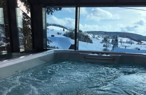 Ibach Apartamento | Apartamento 'Halali' con zona de spa y vistas a la montaña