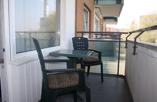 Westerland Apartamento | Apartamento 'Haus Nordland 17' con balcón y Wi-Fi