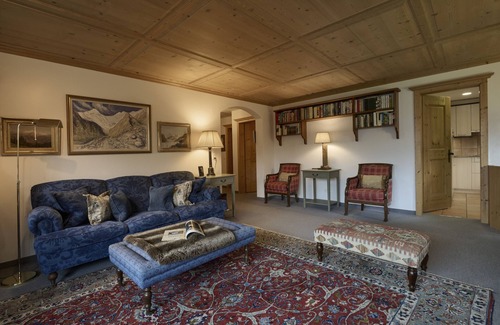 Klosters Platz Apartamento | Apartamento 'Haus Sponda' con balcón y Wi-Fi