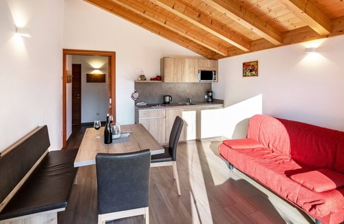 Sluderno Apartamento | Apartamento 'Hausergut Bonita 1' con vistas a la montaña, jardín compartido y Wi-Fi