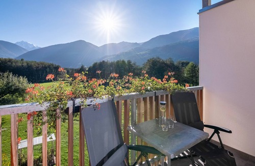 Sluderno Apartamento | Apartamento 'Hausergut Bonita 1' con vistas a la montaña, jardín compartido y Wi-Fi