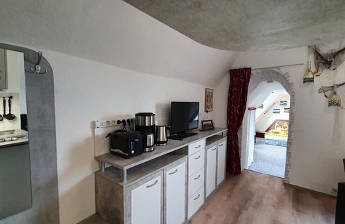 Dranske Apartamento | Apartamento 'Hiddenseeblick 1' con vistas al mar, terraza compartida y Wi-Fi