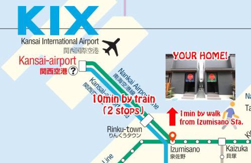 Izumisano Apartamento | Apartment Hotel STAY THE OSAKA