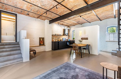 Angermuende Apartamento | Apartamento 'Im Pferdestall' con terraza privada, jardín privado y Wi-Fi