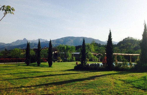 Villa Collemandina Apartamento | Apartamento en Villa Toscana