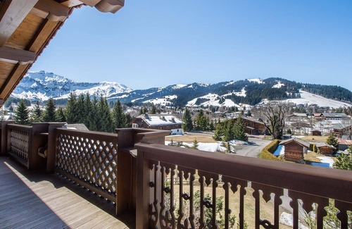 Le Planellet Apartamento | Apartamento en Megève - 4 piezas, 3 habitaciones, balcón, wifi, parking