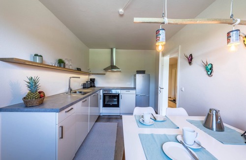 Taching a.See Apartamento | Apartamento "Julia" con vistas al lago, vistas a la montaña, Wi-Fi, jardín y terraza