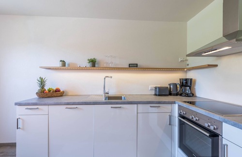 Taching a.See Apartamento | Apartamento "Julia" con vistas al lago, vistas a la montaña, Wi-Fi, jardín y terraza