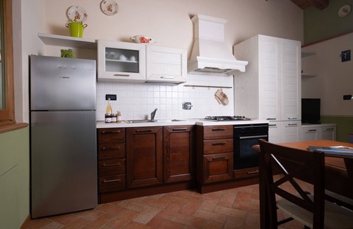 Barge Apartamento | Apartment LA CORTE, in farmhouse at the foot of Monviso with wellness area