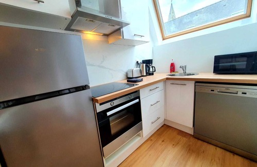 Saint-Brieuc Apartamento | Apartment LA JAVA BLEUE, Brand new, Parking, Near the sea
