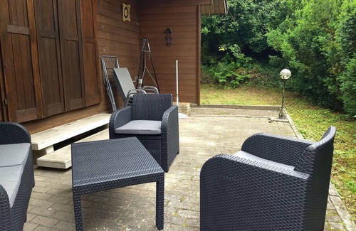 Leiberg Apartamento | Apartamento 'Landhaus - Holzhaus' con vistas a la montaña, Wi-Fi y aire acondicionado