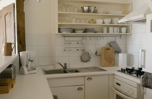 Pluneret Apartamento | Apartamento 'Le Saint Goustan' con piscina compartida, terraza compartida y Wi-Fi