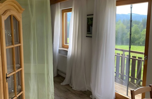 Weiler-Simmerberg Apartamento | Apartamento 'Lieblingsplatz' con vistas a la montaña, balcón y Wi-Fi
