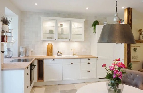 Hogel Apartamento | Apartamento 'Lütje Orange' con terraza privada, jardín compartido y Wi-Fi