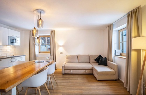 Casere Apartamento | Apartamento "Mountain Residence Kasern Nr 1" con vistas a la montaña, jardín y Wi-Fi