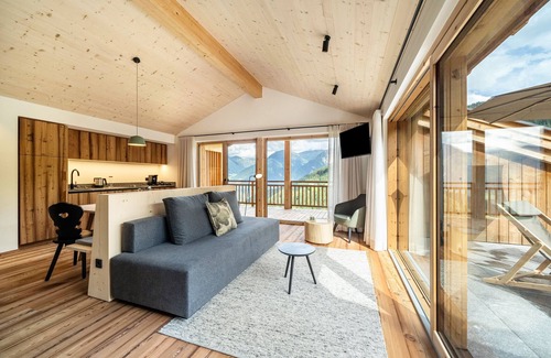 Moso in Passiria Apartamento | Apartamento 'Mucher Jakob' con vistas a la montaña, terraza privada y Wi-Fi