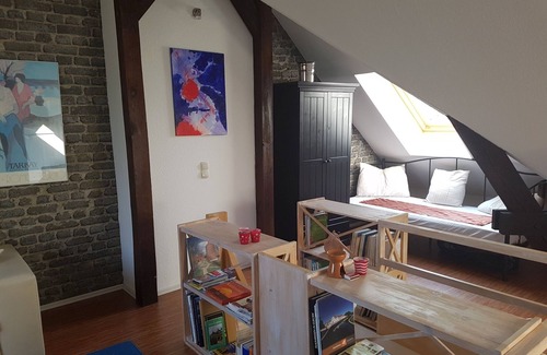 Oberhavel Casa | Apartamento en el carril bici Berlín-Copenhague con vistas al Canal Havel