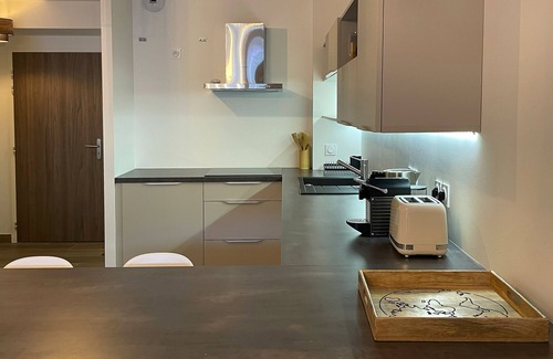La Mongie Apartamento | Apartamento-Premium-Baño privado con bañera-Vista a la Montana