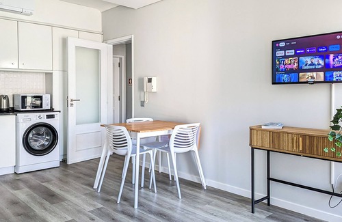 Costa Nova do Prado Apartamento | Apartamento 'Costa Nova Ocean View' con vistas al mar, Wi-Fi y aire acondicionado