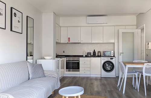 Costa Nova do Prado Apartamento | Apartamento 'Costa Nova Ocean View' con vistas al mar, Wi-Fi y aire acondicionado
